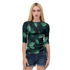 Foliage Quarter Sleeve Raglan T-shirt