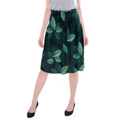 Foliage Midi Beach Skirt