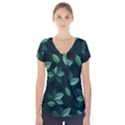 Foliage Short Sleeve Front Detail Top View1