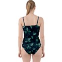 Foliage Cut Out Top Tankini Set View2