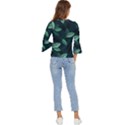 Foliage Bell Sleeve Top View4