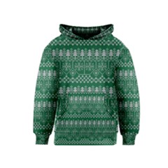 Christmas Knit Digital Kids  Pullover Hoodie