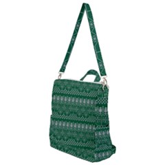 Christmas Knit Digital Crossbody Backpack