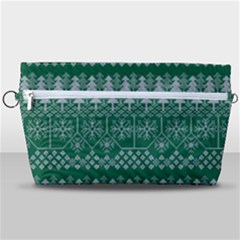 Christmas Knit Digital Handbag Organizer by Mariart