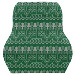 Christmas Knit Digital Car Seat Back Cushion 