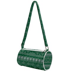 Christmas Knit Digital Mini Cylinder Bag