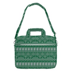 Christmas Knit Digital Macbook Pro 13  Shoulder Laptop Bag  by Mariart