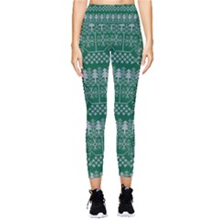 Christmas Knit Digital Pocket Leggings 