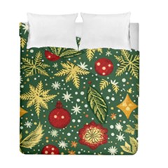 Christmas Pattern Duvet Cover Double Side (full/ Double Size) by Valentinaart