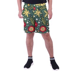 Christmas Pattern Men s Pocket Shorts by Valentinaart