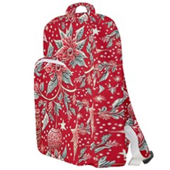 Christmas Pattern Double Compartment Backpack by Valentinaart