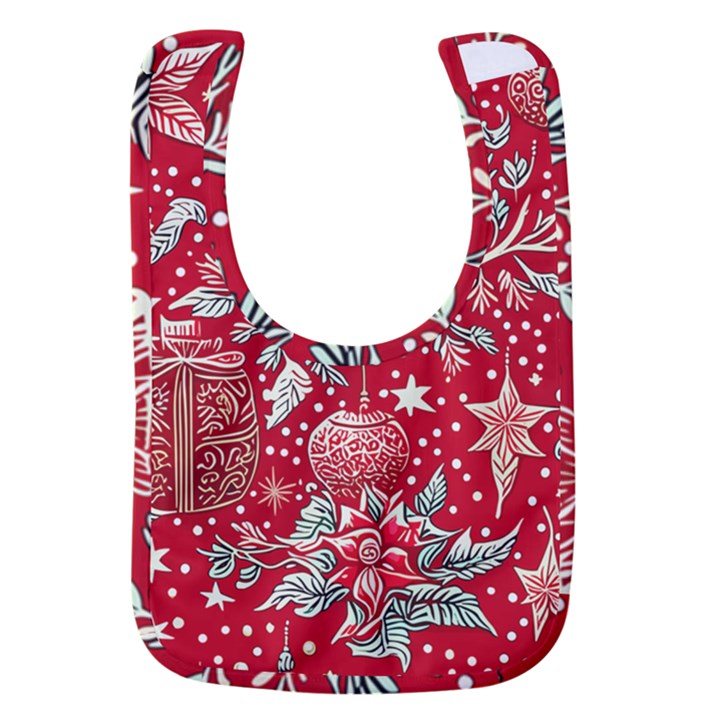 Christmas pattern Baby Bib