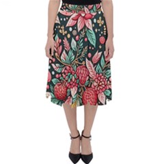 Christmas Pattern Classic Midi Skirt