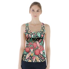 Christmas pattern Racer Back Sports Top