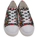 Christmas pattern Men s Low Top Canvas Sneakers View1