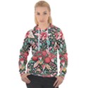 Christmas pattern Women s Overhead Hoodie View1