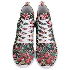 Christmas Pattern Men s Lightweight High Top Sneakers