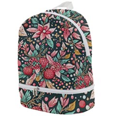 Christmas Pattern Zip Bottom Backpack