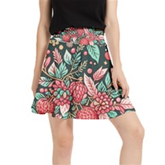 Christmas Pattern Waistband Skirt