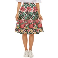 Christmas Pattern Classic Short Skirt