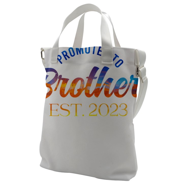 Brother To Be T- Shirt Promoted To Brother Established 2023 Sunrise Design Brother To Be 2023 T- Shi Yoga Reflexion Pose T- Shirtyoga Reflexion Pose T- Shirt Canvas Messenger Bag