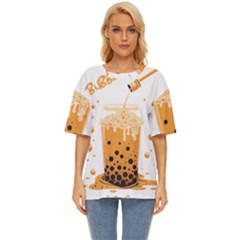 Bubble Tea Lover T- Shirt Bubble Tea Love T- Shirt Yoga Reflexion Pose T- Shirtyoga Reflexion Pose T- Shirt Oversized Basic T-shirt