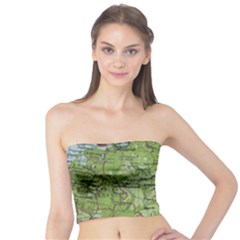 Map Earth World Russia Europe Tube Top by Bangk1t