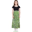 Map Earth World Russia Europe Kids  Flared Maxi Skirt View1