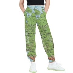 Map Earth World Russia Europe Kids  Joggers by Bangk1t