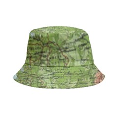 Map Earth World Russia Europe Inside Out Bucket Hat by Bangk1t