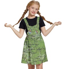 Map Earth World Russia Europe Kids  Apron Dress by Bangk1t