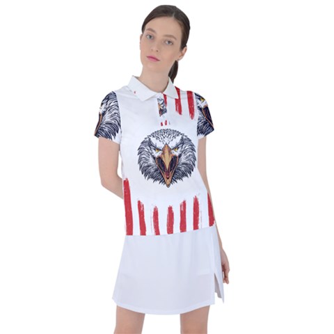 Usa Soccer T- Shirt U S A Patriotic American Flag Soccer Ball Football T- Shirt (1) Women s Polo T-shirt by ZUXUMI