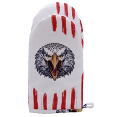 Usa Soccer T- Shirt U S A Patriotic American Flag Soccer Ball Football T- Shirt (1) Microwave Oven Glove by ZUXUMI