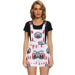 Usa Soccer T- Shirt U S A Patriotic American Flag Soccer Ball Football T- Shirt (1) Short Overalls by ZUXUMI