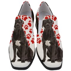 Cane Corso Gifts T- Shirt Cool Cane Corso Valentine Heart Paw Cane Corso Dog Lover Valentine Costume Yoga Reflexion Pose T- Shirtyoga Reflexion Pose T- Shirt Women Slip On Heel Loafers by hizuto