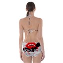 Vampire T- Shirt Feeling Cute Might Bite Someone Later T- Shirt Cut-Out One Piece Swimsuit View2