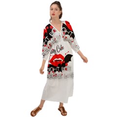 Vampire T- Shirt Feeling Cute Might Bite Someone Later T- Shirt Grecian Style  Maxi Dress by ZUXUMI