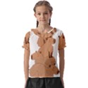 Capybara Art T- Shirt Capybara Pile - A Cute Stack Of Capybaras T- Shirt Yoga Reflexion Pose T- Shirtyoga Reflexion Pose T- Shirt Kids  Frill Chiffon Blouse View1