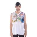 Venice T- Shirt Venice Voyage Art Digital Painting Watercolor Discovery T- Shirt (1) Men s Basketball Tank Top View1