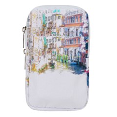 Venice T- Shirt Venice Voyage Art Digital Painting Watercolor Discovery T- Shirt (1) Waist Pouch (small) by ZUXUMI