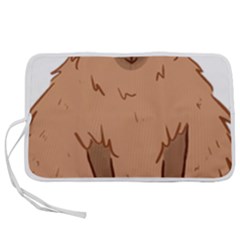 Capybara Art T- Shirt Cute Capybara Art T- Shirt Yoga Reflexion Pose T- Shirtyoga Reflexion Pose T- Shirt Pen Storage Case (m) by hizuto