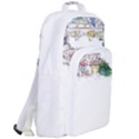 Venice T- Shirt Venice Voyage Art Digital Painting Watercolor Discovery T- Shirt (2) Double Compartment Backpack View2