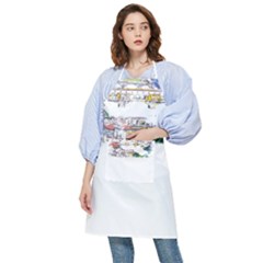 Venice T- Shirt Venice Voyage Art Digital Painting Watercolor Discovery T- Shirt (2) Pocket Apron by ZUXUMI