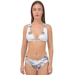 Venice T- Shirt Venice Voyage Art Digital Painting Watercolor Discovery T- Shirt (3) Double Strap Halter Bikini Set by ZUXUMI