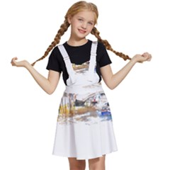 Venice T- Shirt Venice Voyage Art Digital Painting Watercolor Discovery T- Shirt (3) Kids  Apron Dress by ZUXUMI