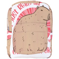 Capybara Art T- Shirt I Just Really Like Capybaras O K  T- Shirt Yoga Reflexion Pose T- Shirtyoga Reflexion Pose T- Shirt Full Print Backpack