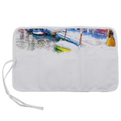 Venice T- Shirt Venice Voyage Art Digital Painting Watercolor Discovery T- Shirt (4) Pen Storage Case (s) by ZUXUMI