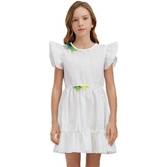 Venice T- Shirt Venice Voyage Art Digital Painting Watercolor Discovery T- Shirt (4) Kids  Winged Sleeve Dress by ZUXUMI