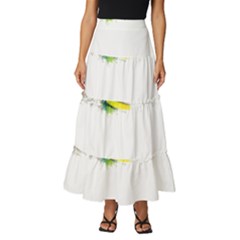 Venice T- Shirt Venice Voyage Art Digital Painting Watercolor Discovery T- Shirt (4) Tiered Ruffle Maxi Skirt