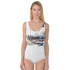 Venice T- Shirt Venice Voyage Art Digital Painting Watercolor Discovery T- Shirt (5) Princess Tank Leotard  by ZUXUMI